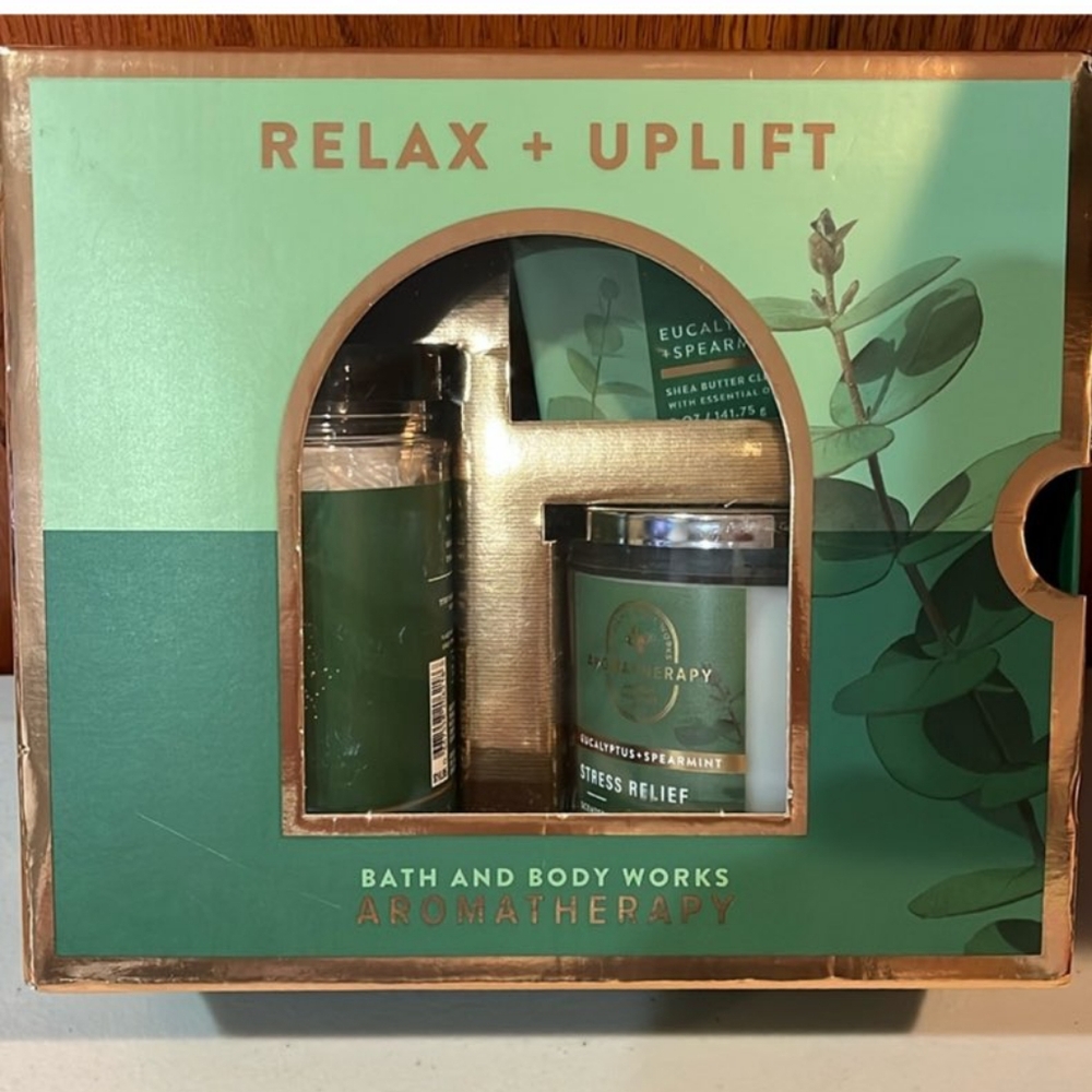 Bath & Body Works Aromatherapy Stress Relief Set - Green